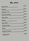 L'international menu