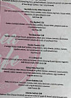 Linea Cafe menu