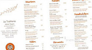 La Trattoria menu