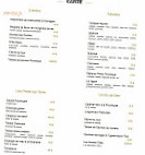 La Vague menu