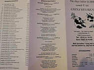 China Keuken menu