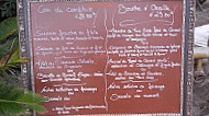 Les Beaux Arts menu