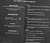 O' Bistrot Gourmand menu