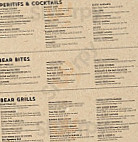 Bear Kitchen menu