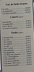 Restaurant Les Trois Bonheurs menu