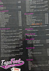 Tazafood menu