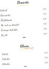 La Cidrerie Luzienne menu