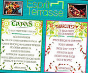 Esprit Terrasse menu