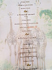 Le Savane Café menu