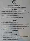 L'atelier 28 menu