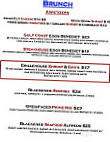 Oxford Grillehouse menu