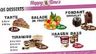 Happy Time's menu