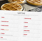 Waffle Factory menu