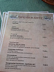 Schloßschänke Friedenfels menu