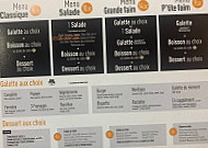 Crêp’eat menu