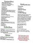 Italian Grill Pizzeria menu