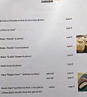 Nayadora Sushis menu