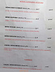 Nayadora Sushis menu