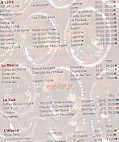 La Fabrique menu