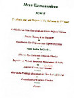 Restaurant des Plantes menu