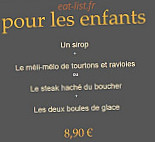 Le Valgo menu