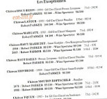 Les Glycines menu