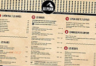 Le Peak menu