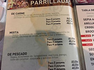 El Jardín Del Pensador menu