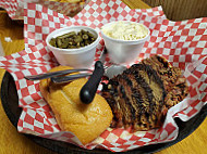 J C's Bbq food