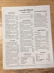 Elderland Co Op menu