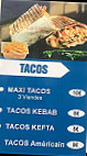 Jonzac Kebab menu