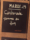 La Brasserie De Cantraine menu