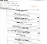 Le Relais de Fusies menu