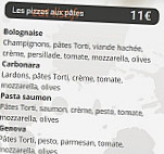 Pizzeria Jenini menu