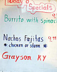 Tres Hermanos Nunez menu