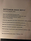 Rogue Bar + Bistro menu