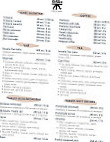 Tables menu