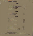 Le Cellier Volnaysien menu