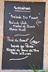 La Table Des Amis menu