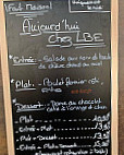 Le Bon Endroit menu