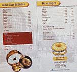 Everything Bagels menu