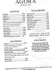 Agora Bakery And Cafe menu