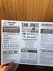 Sam Jones Barbecue menu