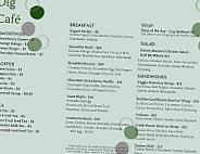 Dig Cafe menu