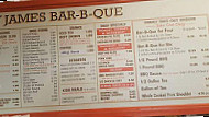 Henry James B Que menu