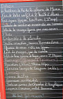 La Porte Verte menu