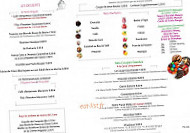 L'accrobar menu