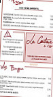 La Cantine de L'ilot menu