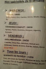 Chez Zete menu