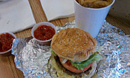 Five Guys Burgers Fries food